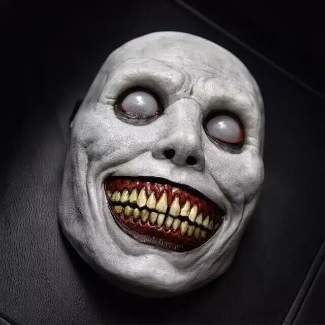 Halloween Mask Latex Smiley Demon Full Face Horror Party - Image 7