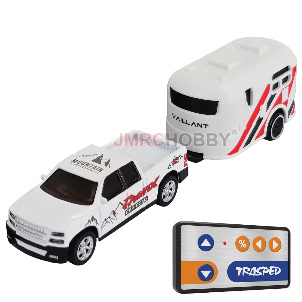 Alloy RC Car with Trailer - 2.4GHz Remote Control Mini Vehicle for Kids & Adults - Image 7