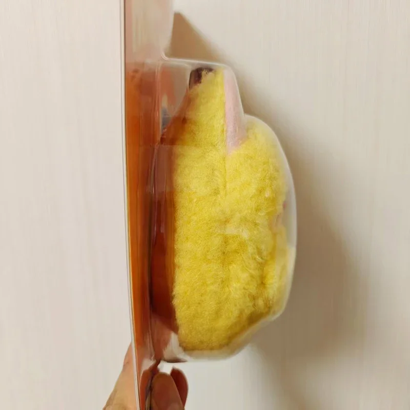 Tempura Shrimp Plush Earphone Bag Keychain Accessory - Image 3