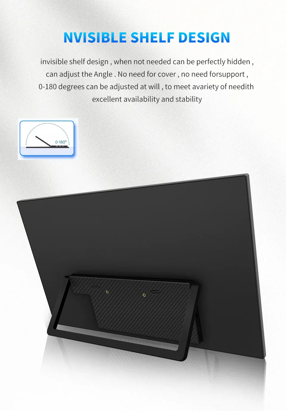 Portable 14.1 Inch 1080P IPS Gaming Monitor With Stand - Image 10
