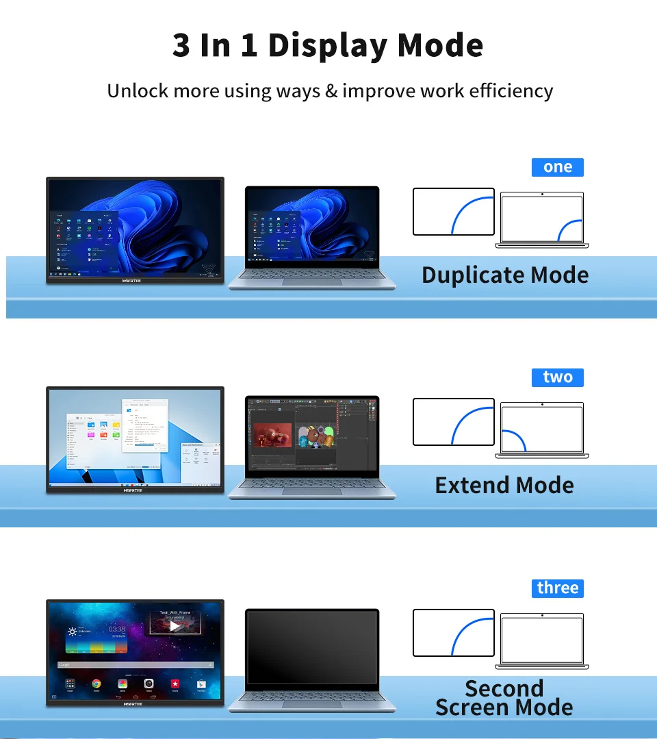 Portable 14.1 Inch 1080P IPS Gaming Monitor With Stand - Image 16