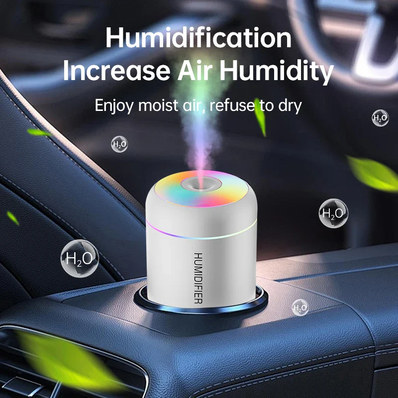 180ML Mini USB Aroma Diffuser - Electric Humidifier for Home, Car & Bedroom, Essential Oil Purifier with Mist Lights - Image 3