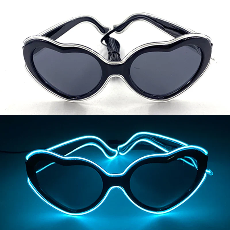 1PC Light Up LED Glasses Neon Sunglasses for Parties Kids Adults - Image 5