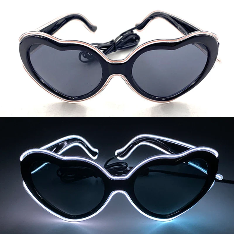 1PC Light Up LED Glasses Neon Sunglasses for Parties Kids Adults - Image 6