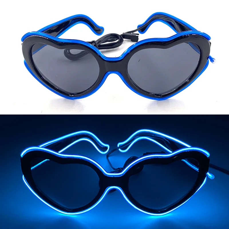 1PC Light Up LED Glasses Neon Sunglasses for Parties Kids Adults - Image 7