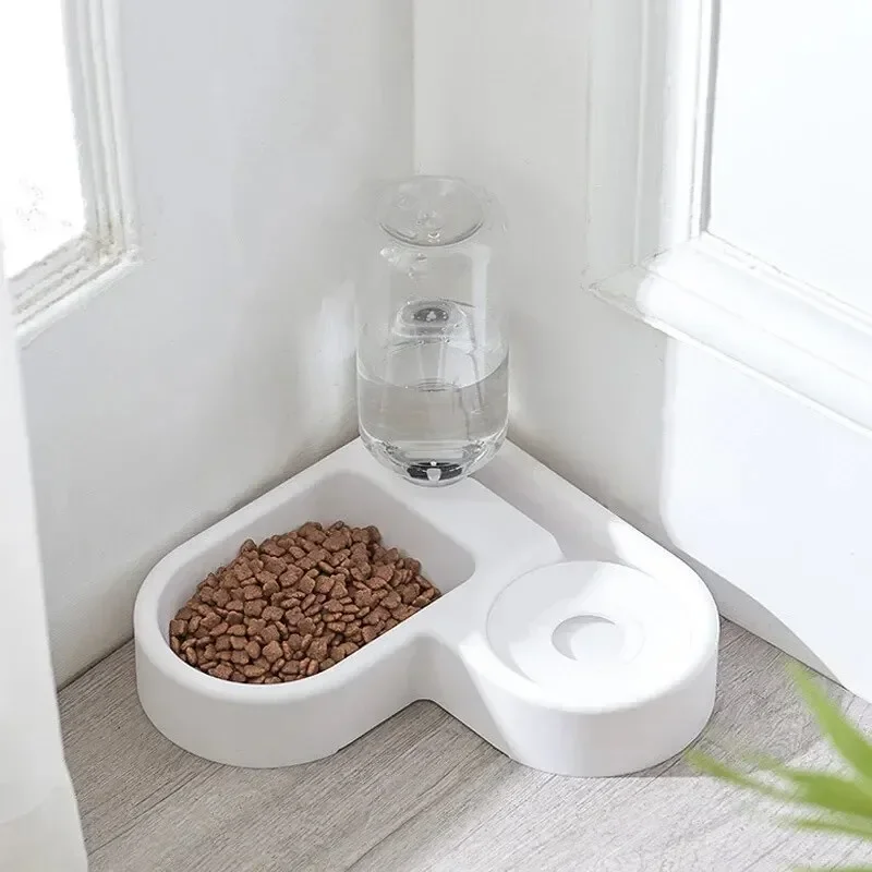 1Pcs Double Dog and Cat Bowl Set for Small Pets
