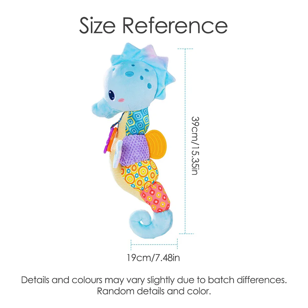 Soft Giraffe Baby Rattle Hanging Plush Newborn Sensory Toys - Image 20