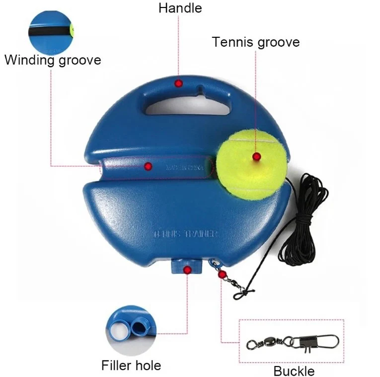 1set Tennis Trainer Tool - Indoor Rebound Ball Exercise for Self-study - Image 3