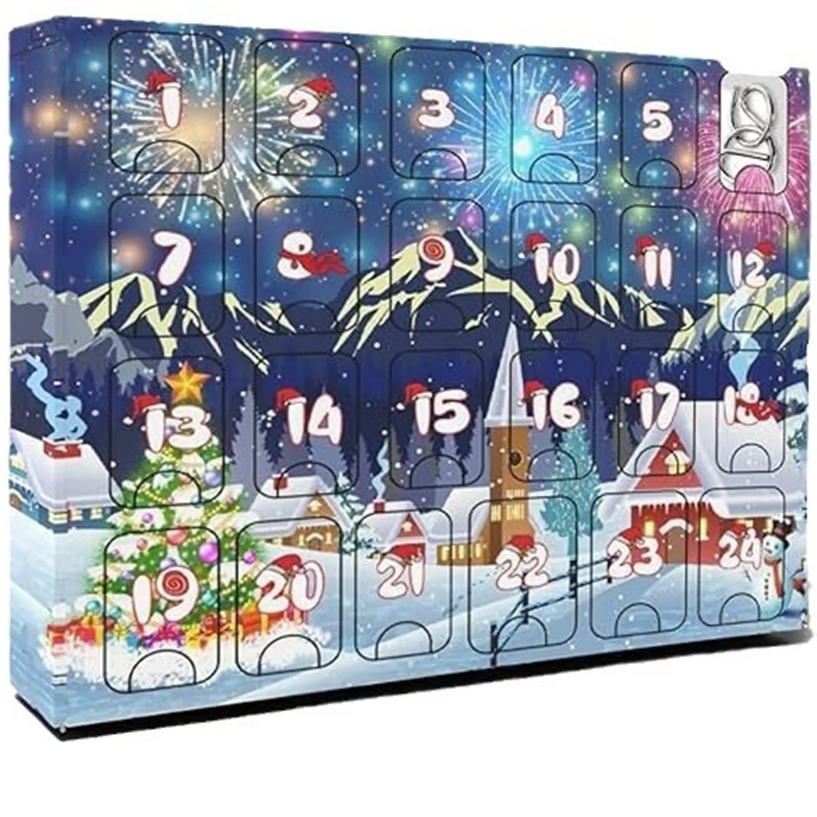 Christmas Advent Calendar 24 Gifts Cute Figure Toys