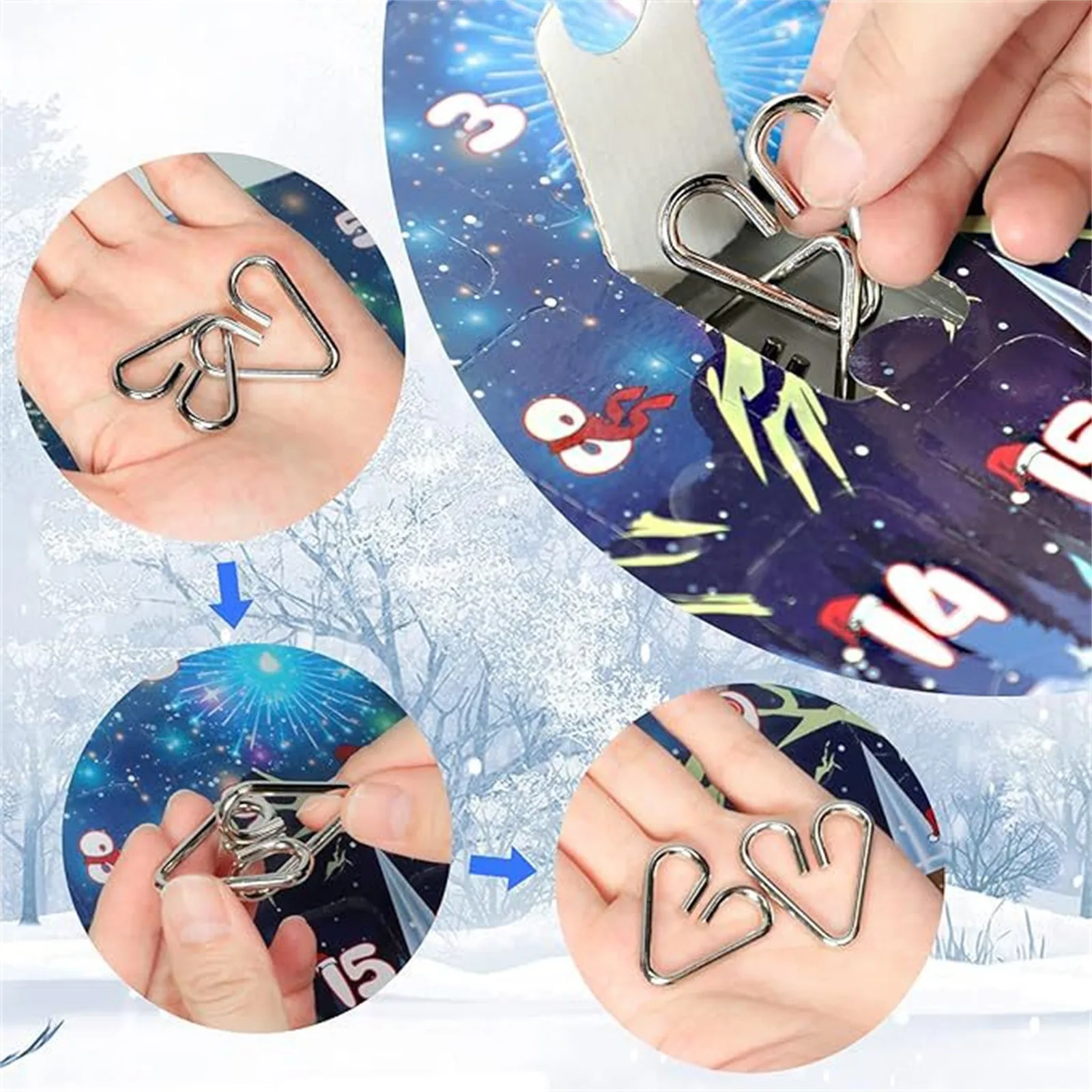 Christmas Advent Calendar 24 Gifts Cute Figure Toys - Image 3