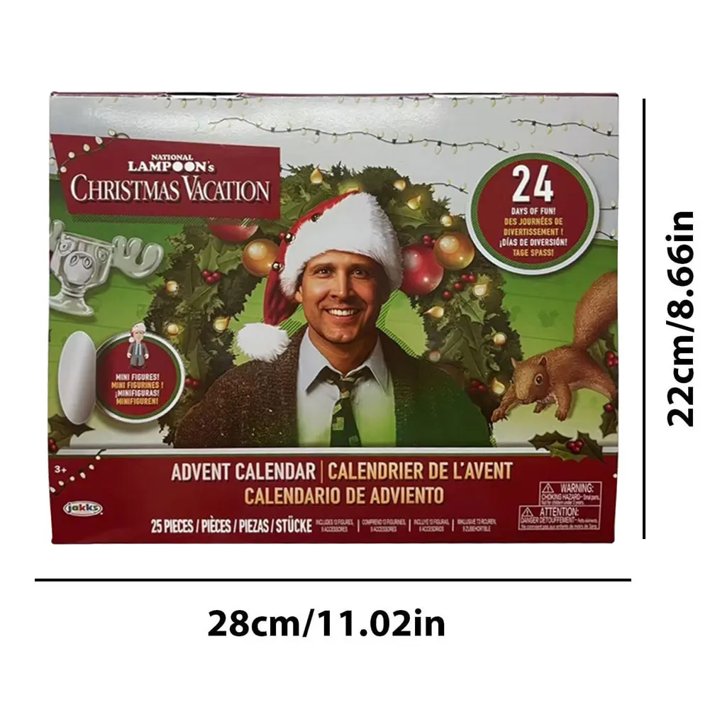 Advent Calendar 24 Days 3D Figures Christmas Countdown Gift - Image 17