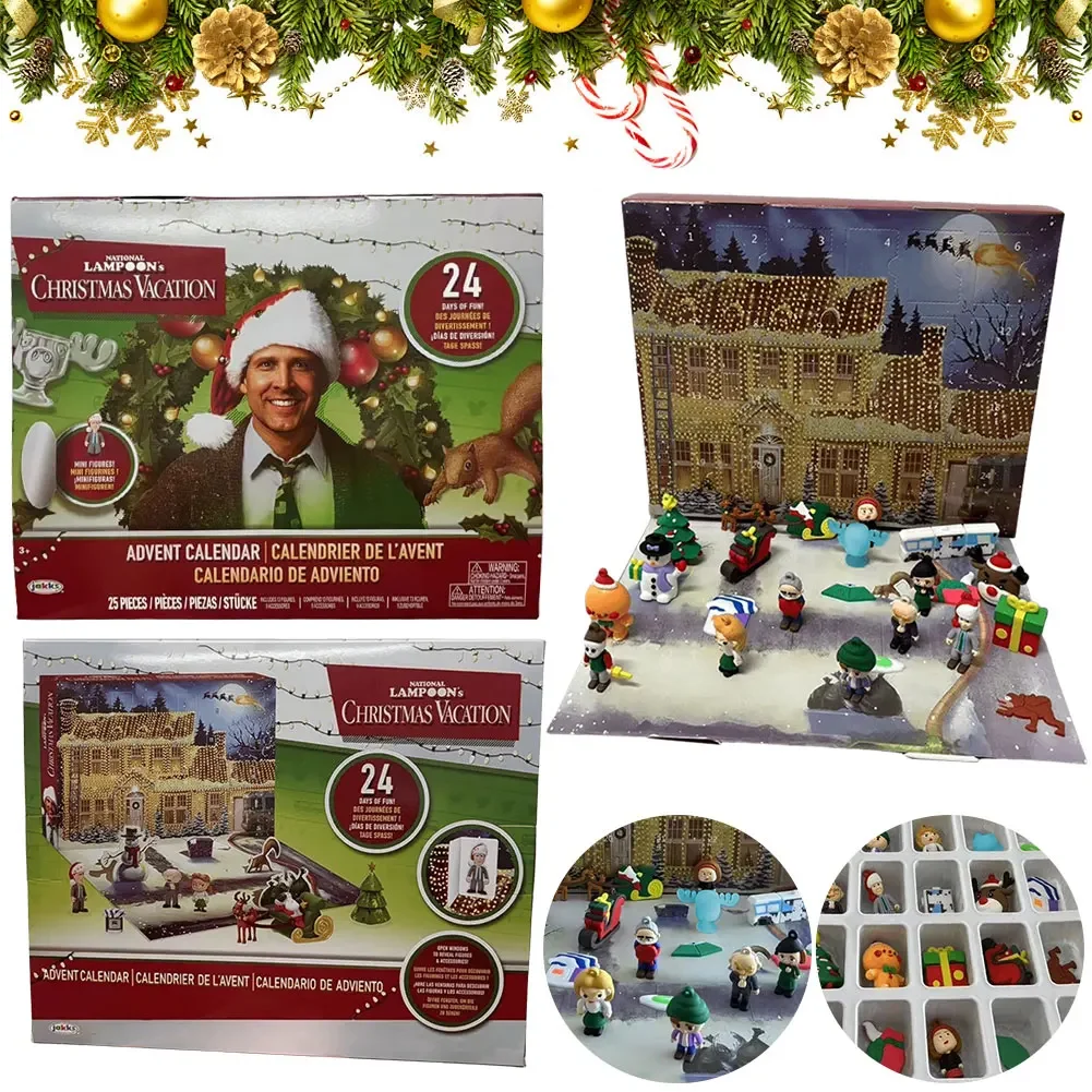 Advent Calendar 24 Days 3D Figures Christmas Countdown Gift - Image 2