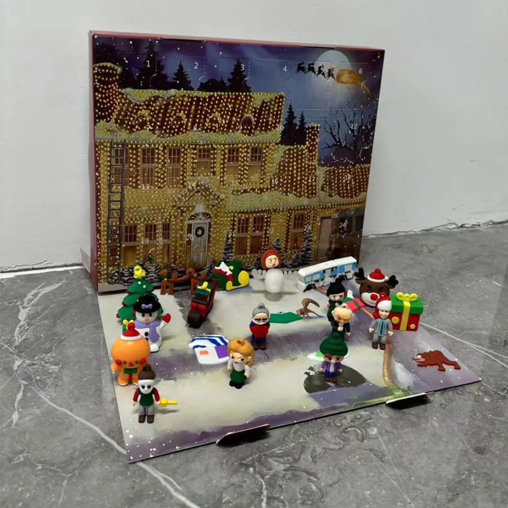 Advent Calendar 24 Days 3D Figures Christmas Countdown Gift - Image 7