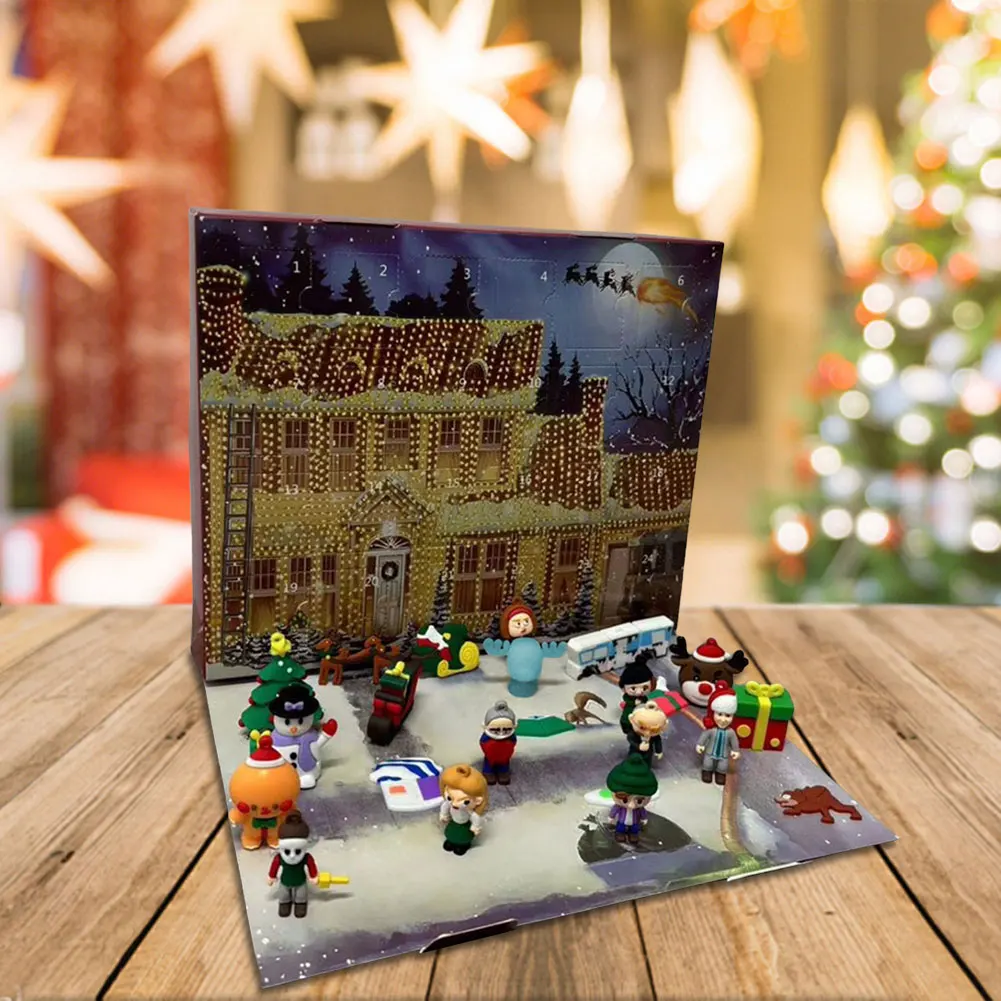 Advent Calendar 24 Days 3D Figures Christmas Countdown Gift - Image 9
