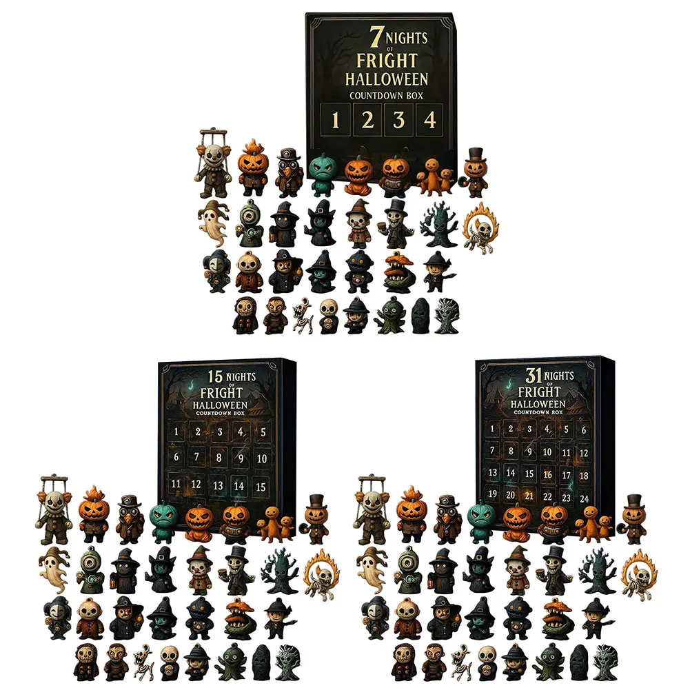 Halloween Advent Calendar 31 Days Collectible Figurines 2025 - Image 12