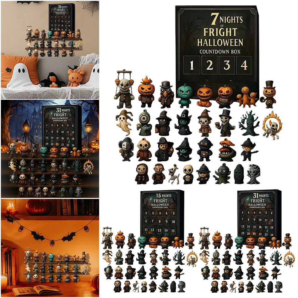 Halloween Advent Calendar 31 Days Collectible Figurines 2025 - Image 4