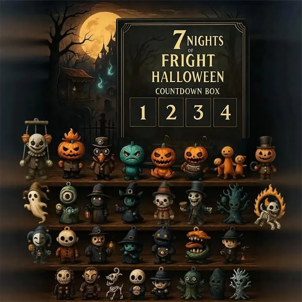 Halloween Advent Calendar 31 Days Collectible Figurines 2025 - Image 6