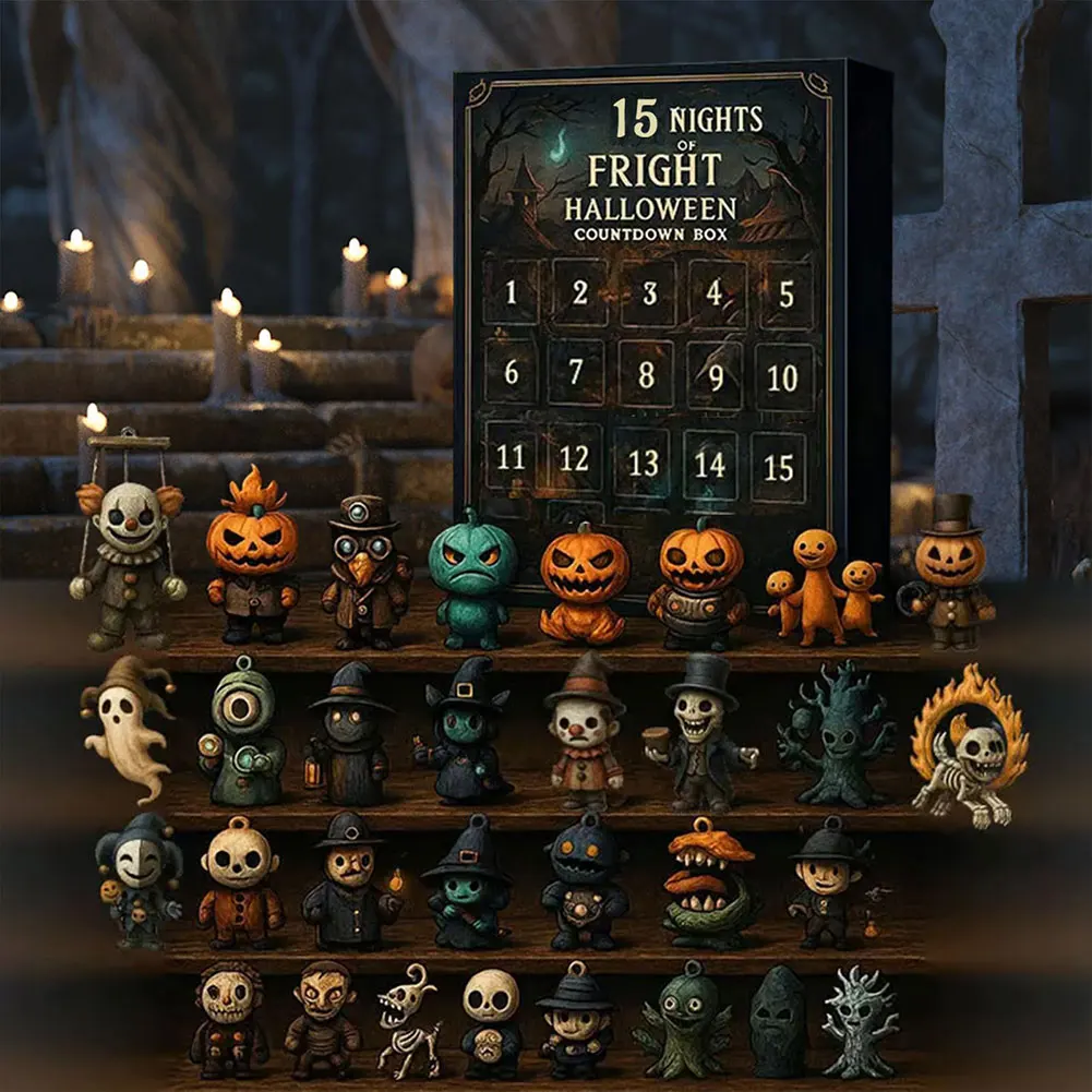 Halloween Advent Calendar 31 Days Collectible Figurines 2025 - Image 9