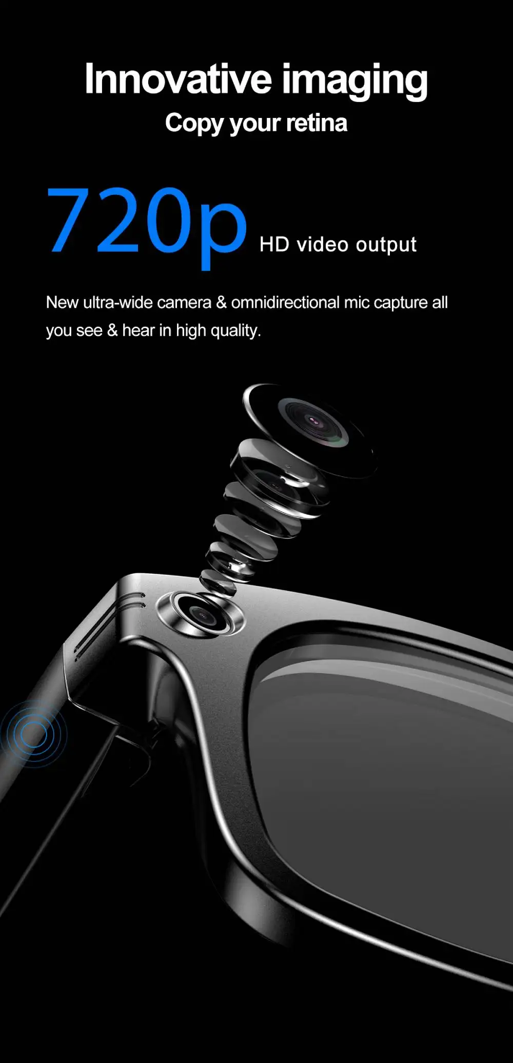 AI Smart Glasses 720P Translation Camera Sunglasses - Image 14
