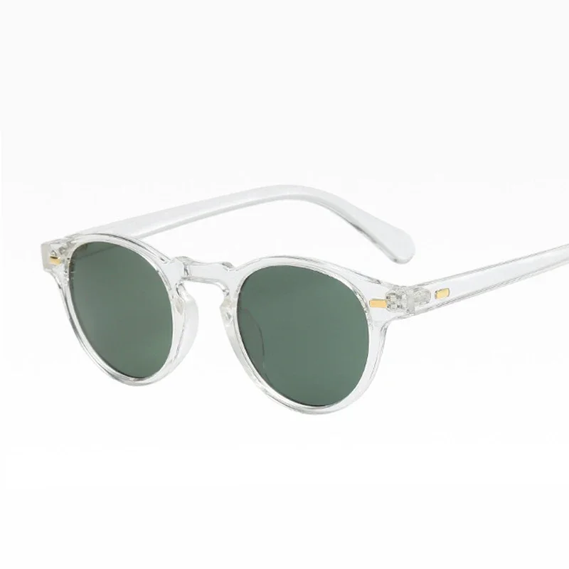 2025 Round Cat Eye Sunglasses Men Women Vintage Driving Shades Fashion Retro Oculos De Sol - Image 2