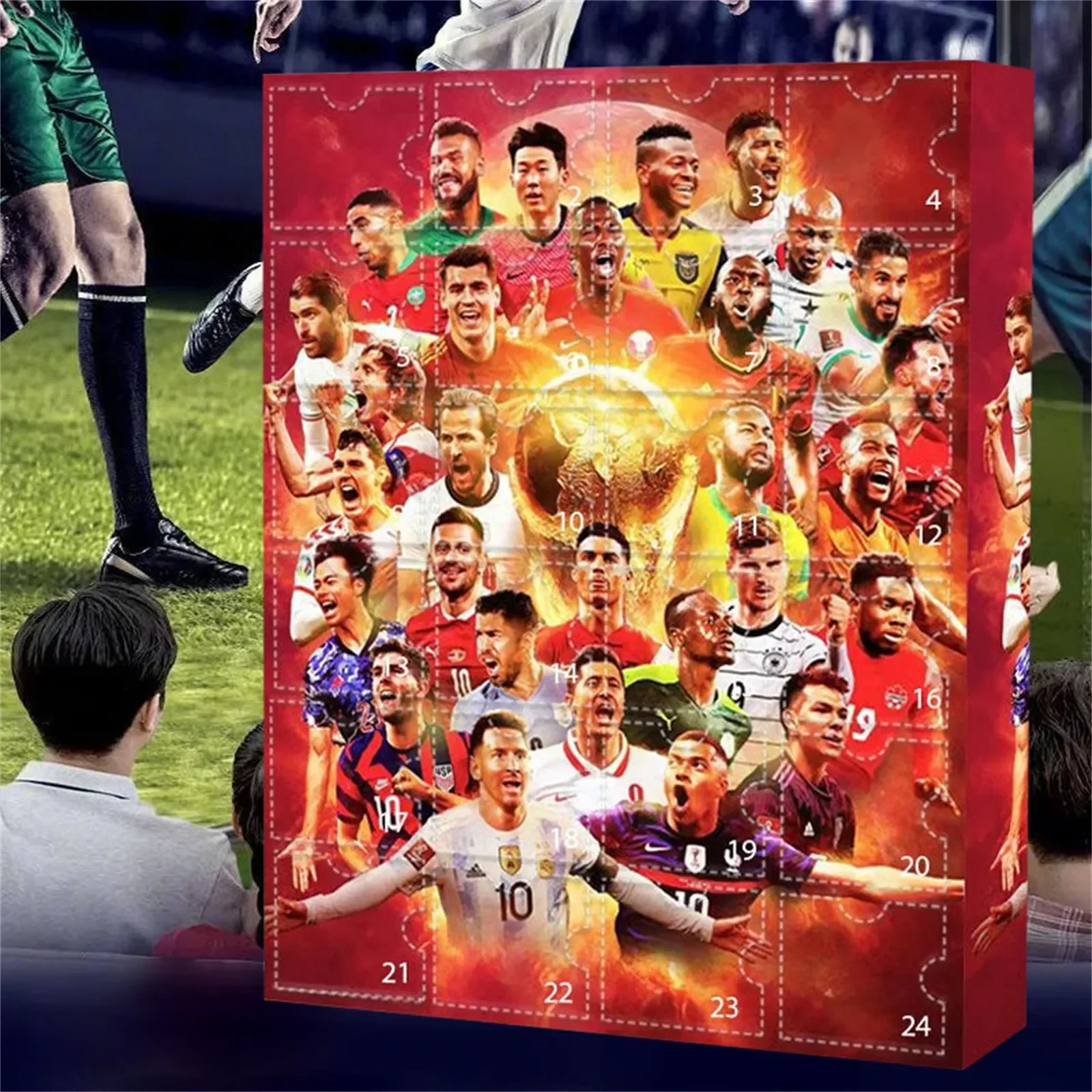2025 Soccer Advent Calendar - 24-Day Countdown Set for Kids, Fun Christmas Sports Gifts - Image 3