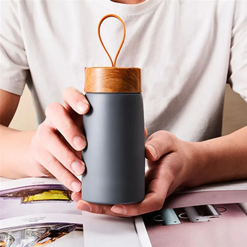 260ml Insulated Coffee Mug - 304 Stainless Steel Travel Tumbler, Portable Thermal Flask for Hot Drinks, Mini Water Bottle - Image 3