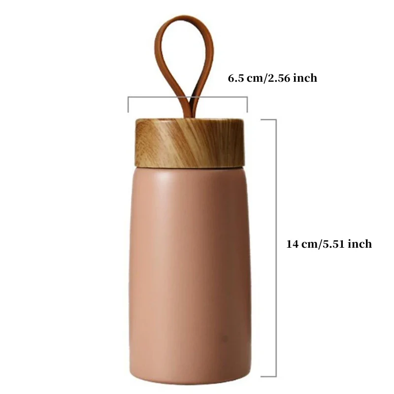 260ml Insulated Coffee Mug - 304 Stainless Steel Travel Tumbler, Portable Thermal Flask for Hot Drinks, Mini Water Bottle - Image 6