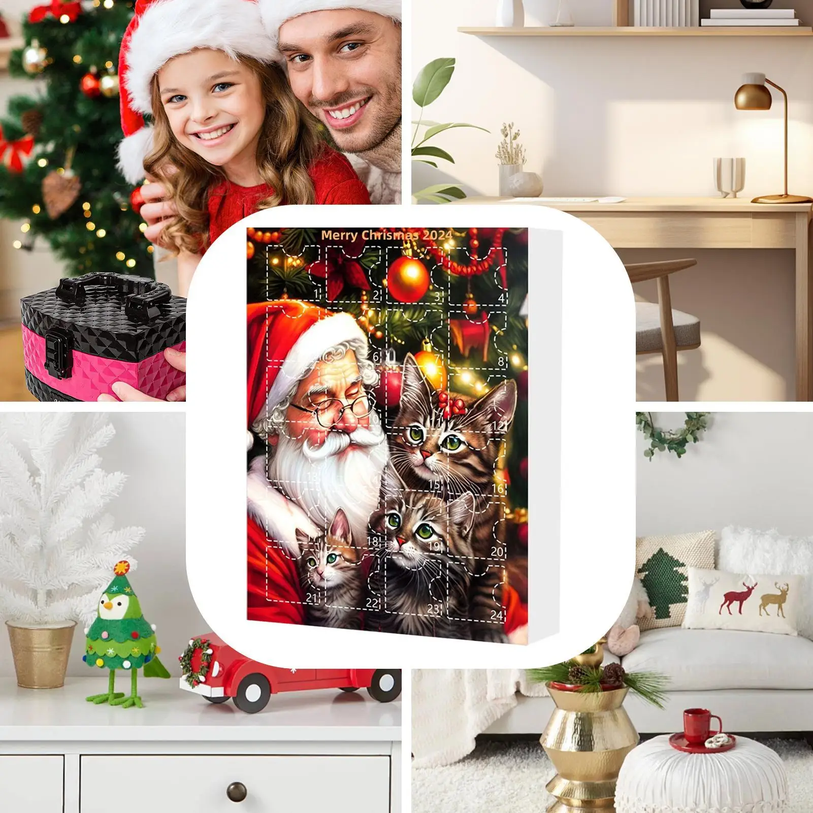 Cat Advent Calendar 24 Day Tree Ornaments Christmas - Image 18