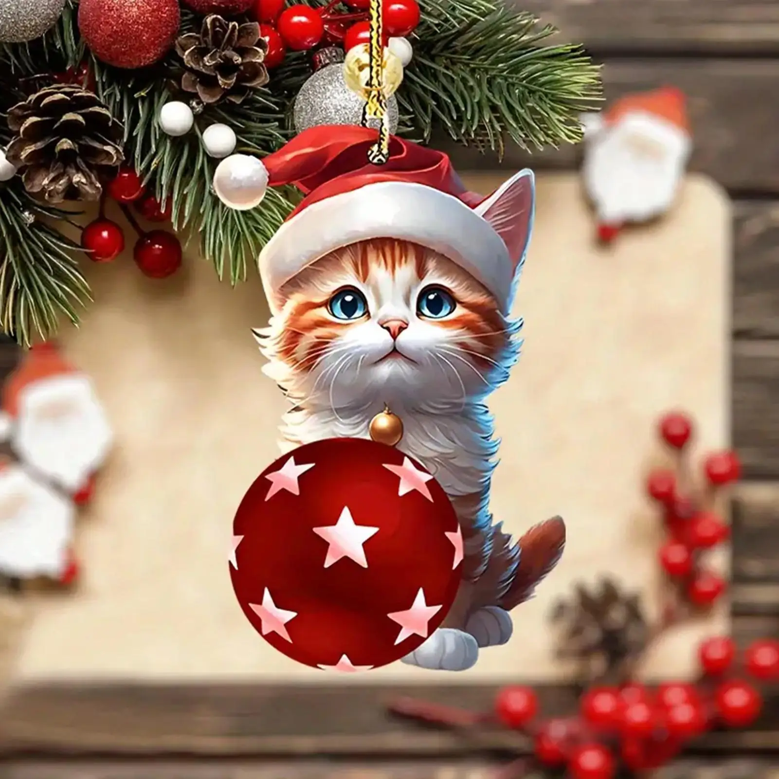 Cat Advent Calendar 24 Day Tree Ornaments Christmas - Image 4