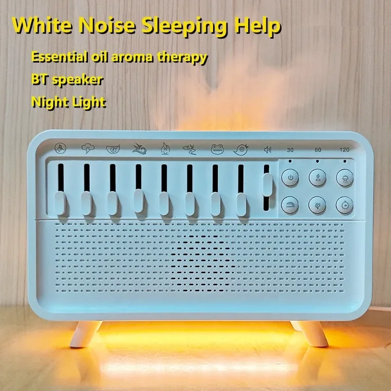 Bluetooth White Noise Speaker Humidifier Night Light - Image 4