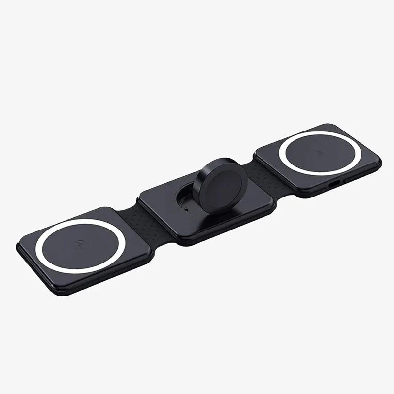3 In 1 Foldable Charging Station Portable Travel Dock