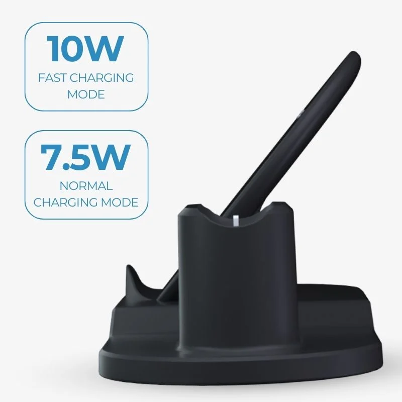 3 In 1 Wireless Charging Dock Station Desk Organizer - Image 3