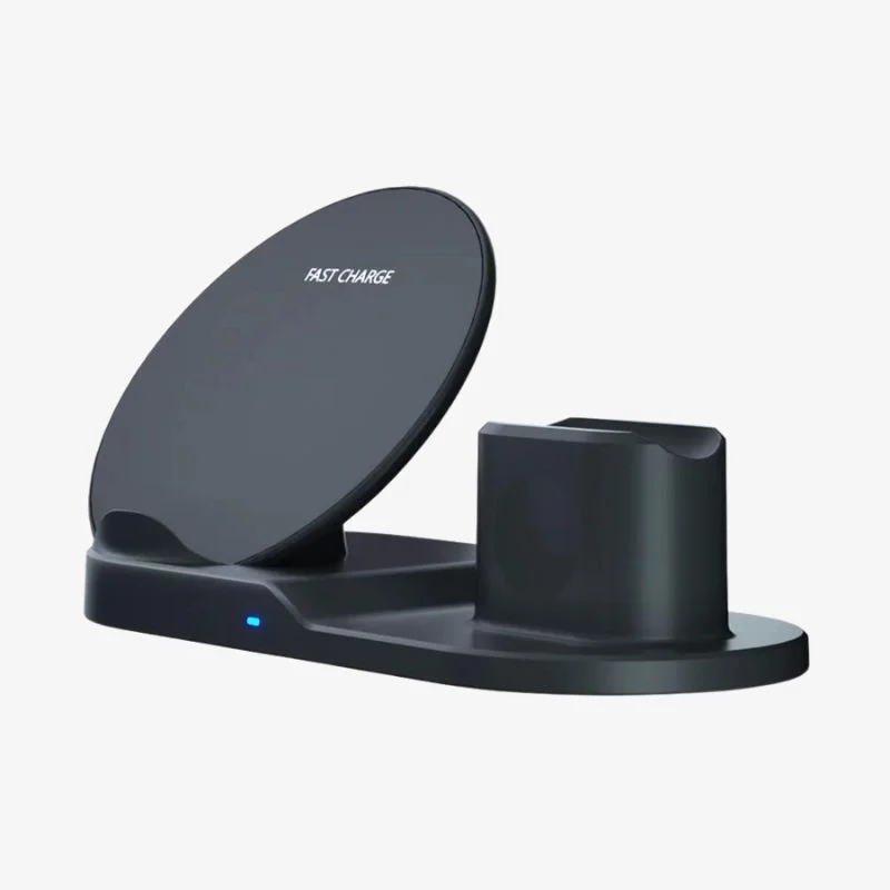 3 In 1 Wireless Charging Dock Station Desk Organizer - Image 4