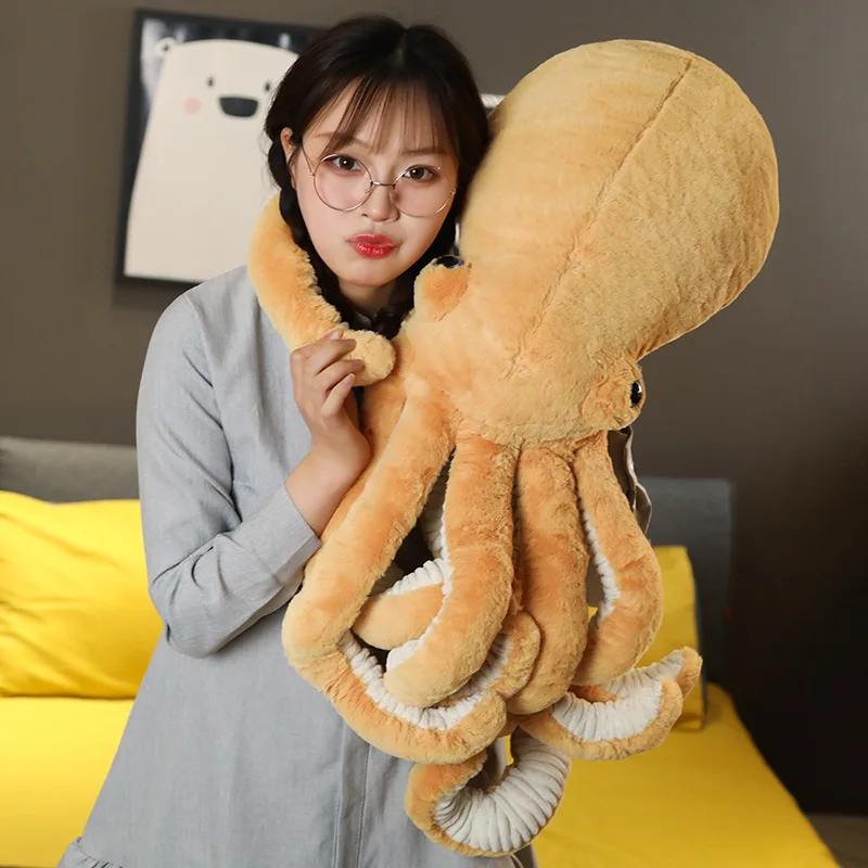 Plush Octopus Toy Lifelike Stuffed Sea Creature Pillow - Image 7