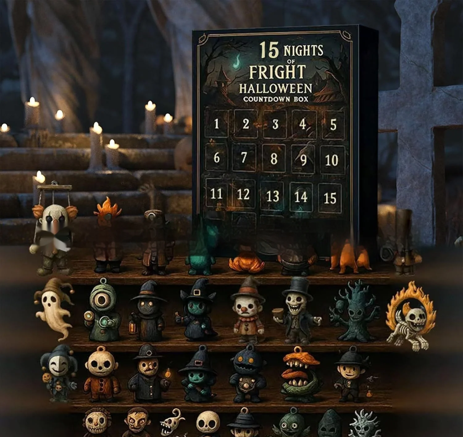 Halloween Countdown Box With 31 Blind Doll Surprises - Image 4
