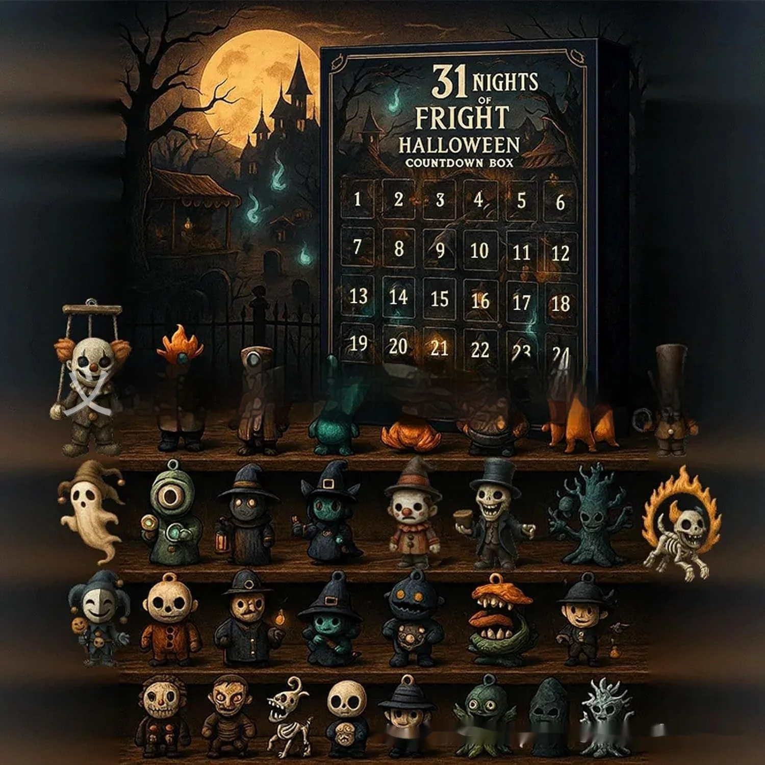 Halloween Countdown Box With 31 Blind Doll Surprises - Image 5