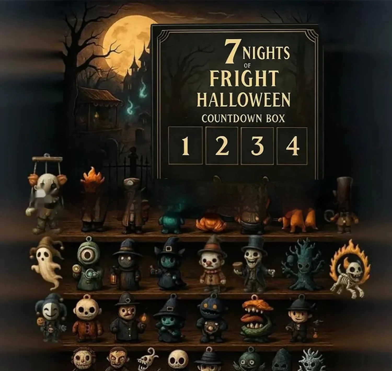 Halloween Countdown Box With 31 Blind Doll Surprises - Image 6