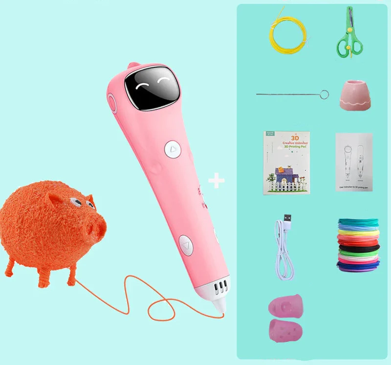 3D Pen Low Temperature PCL Filament Drawing DIY Toy For Kids - Safe Gift For Girls & Boys - Image 2