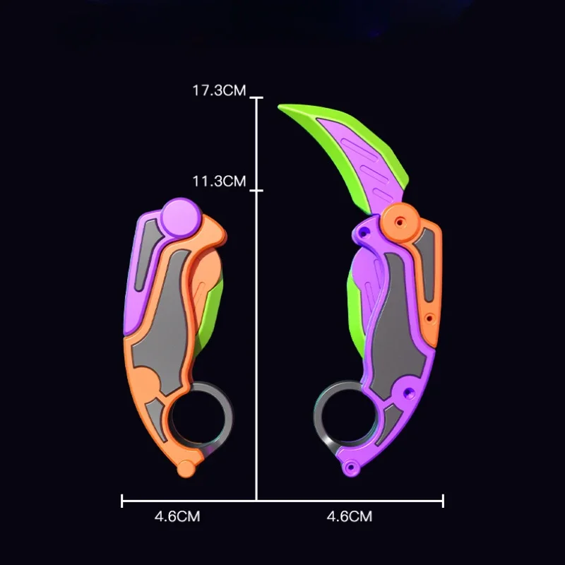 Fidget Knife Gravity Claw 3D Printed Butterfly Toys - Image 6