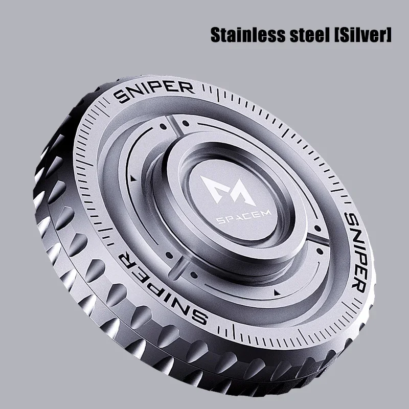 EDC Metal 3in1 Pushing Card Spinner Coin Stress Reliever - Image 15