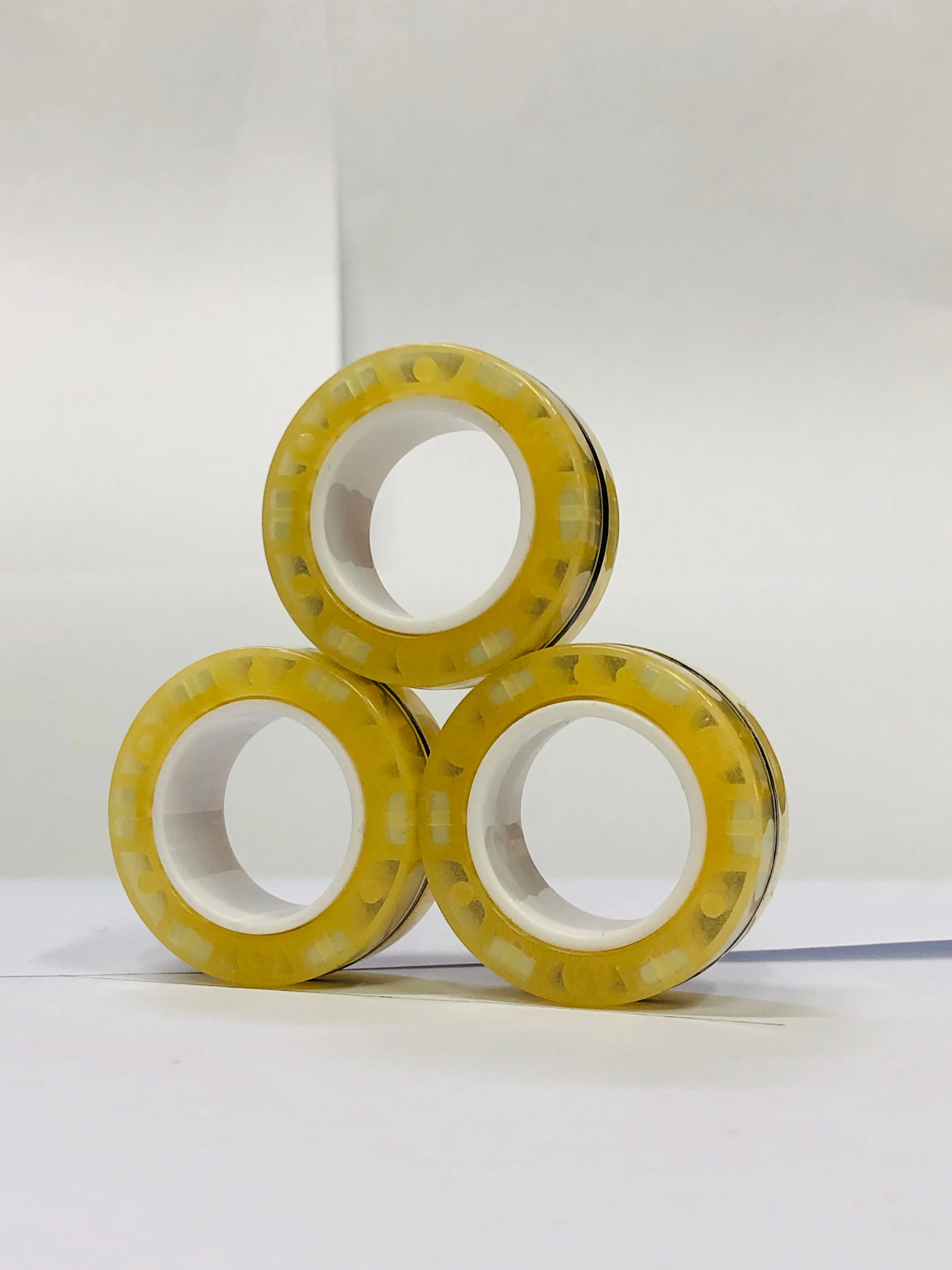 Magnetic Fidget Rings Set 3Pcs Stress Relief Spinner - Image 19