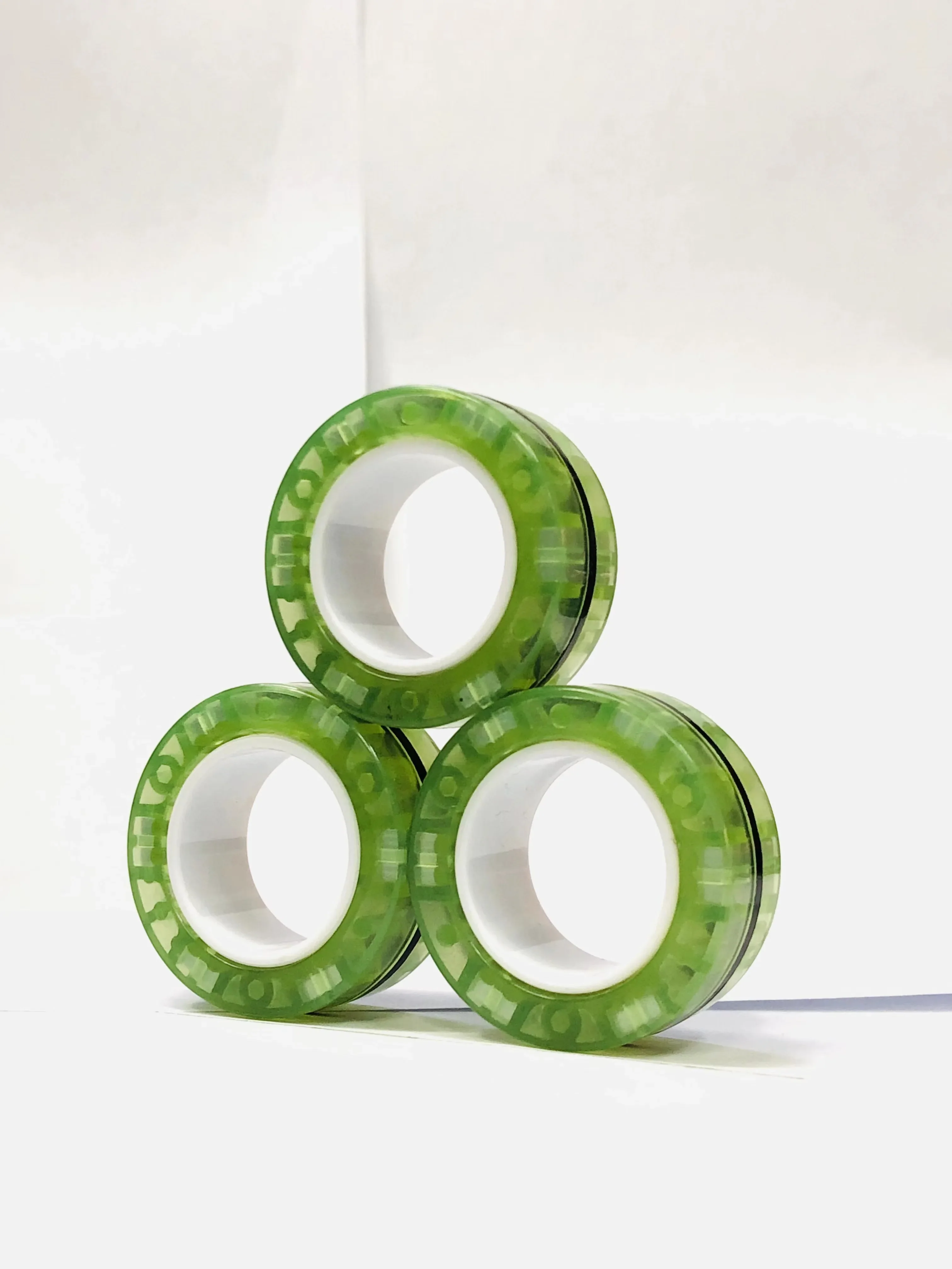 Magnetic Fidget Rings Set 3Pcs Stress Relief Spinner - Image 20