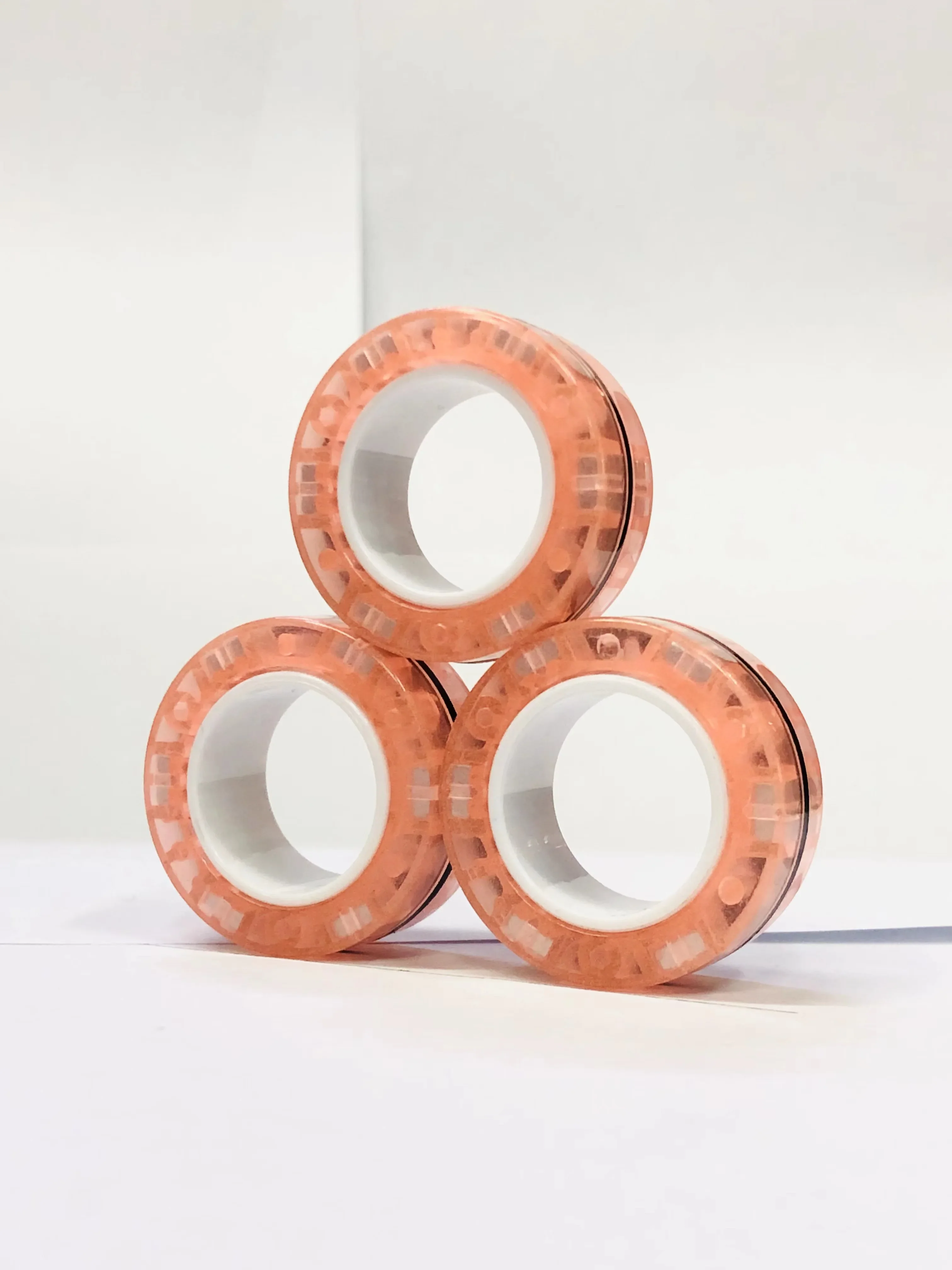 Magnetic Fidget Rings Set 3Pcs Stress Relief Spinner - Image 21