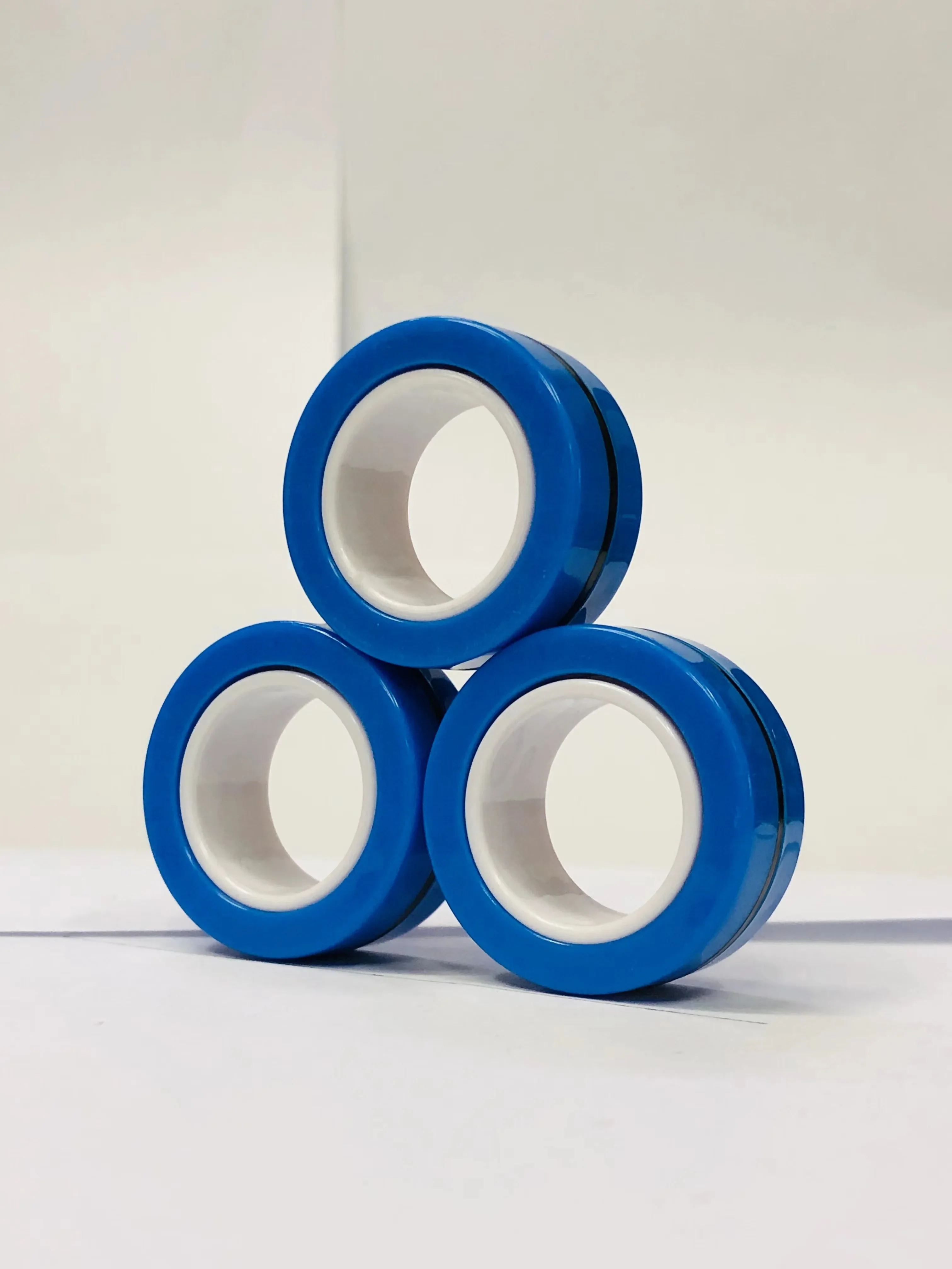 Magnetic Fidget Rings Set 3Pcs Stress Relief Spinner - Image 24