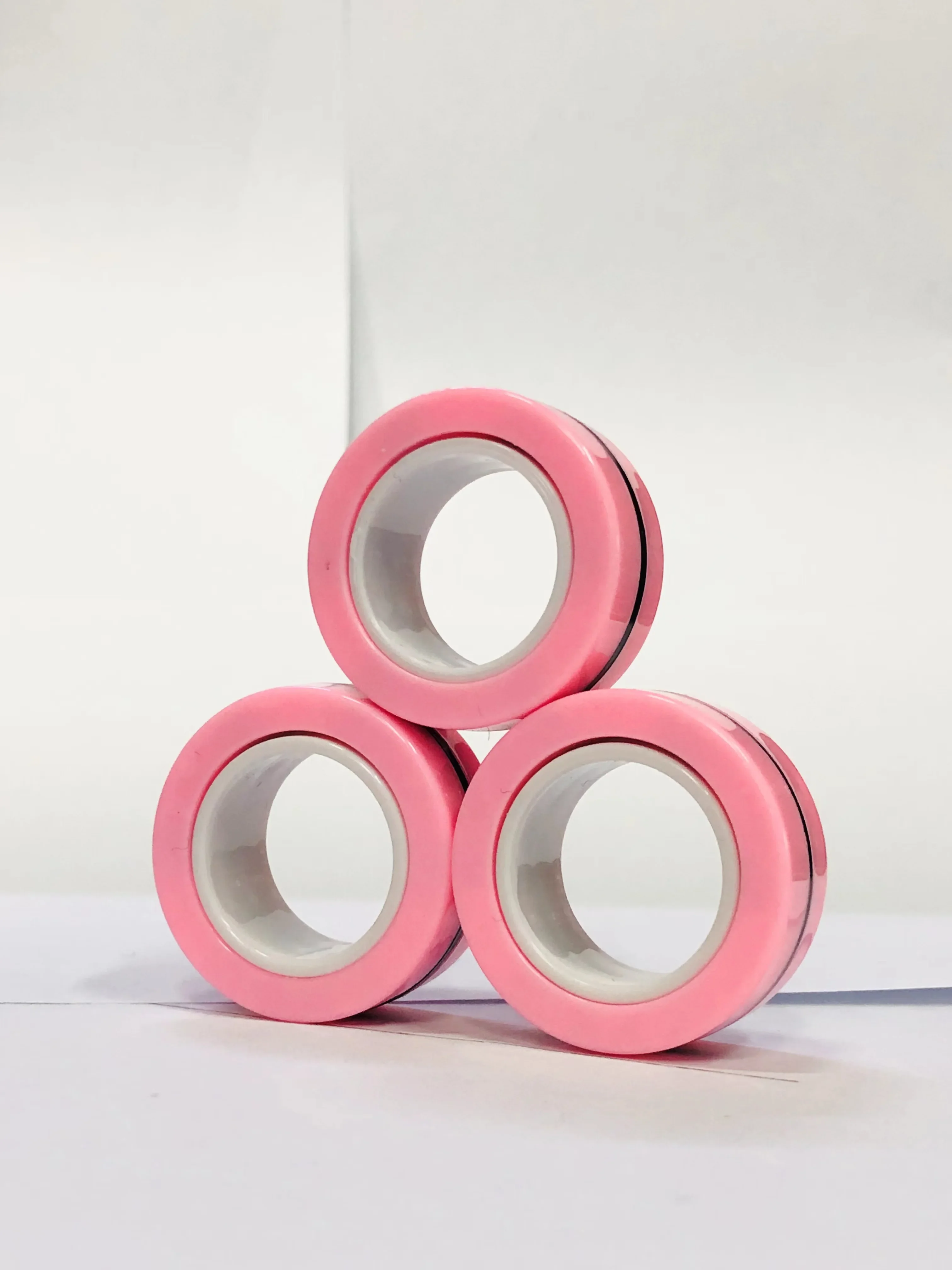 Magnetic Fidget Rings Set 3Pcs Stress Relief Spinner - Image 25