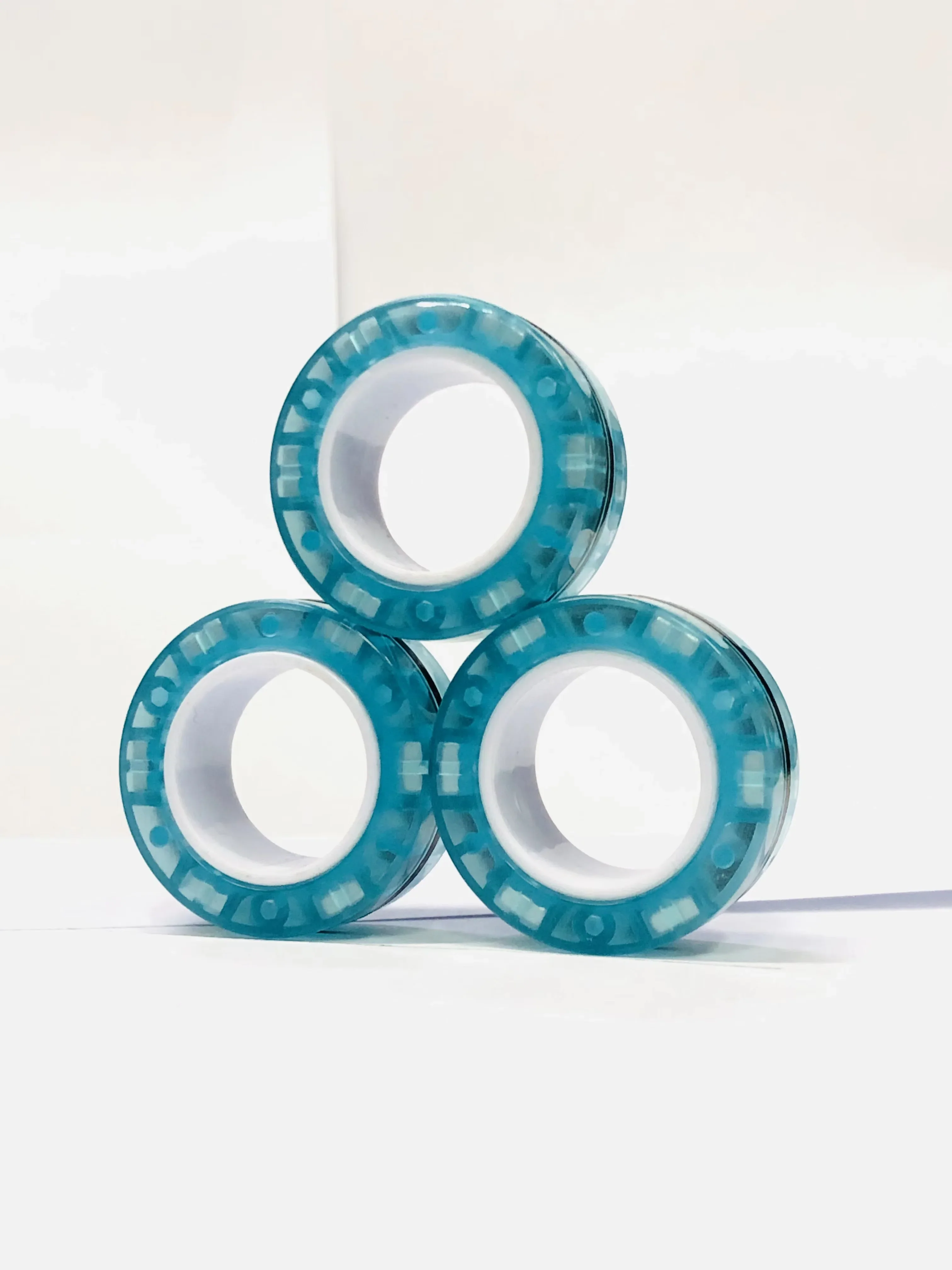 Magnetic Fidget Rings Set 3Pcs Stress Relief Spinner - Image 28