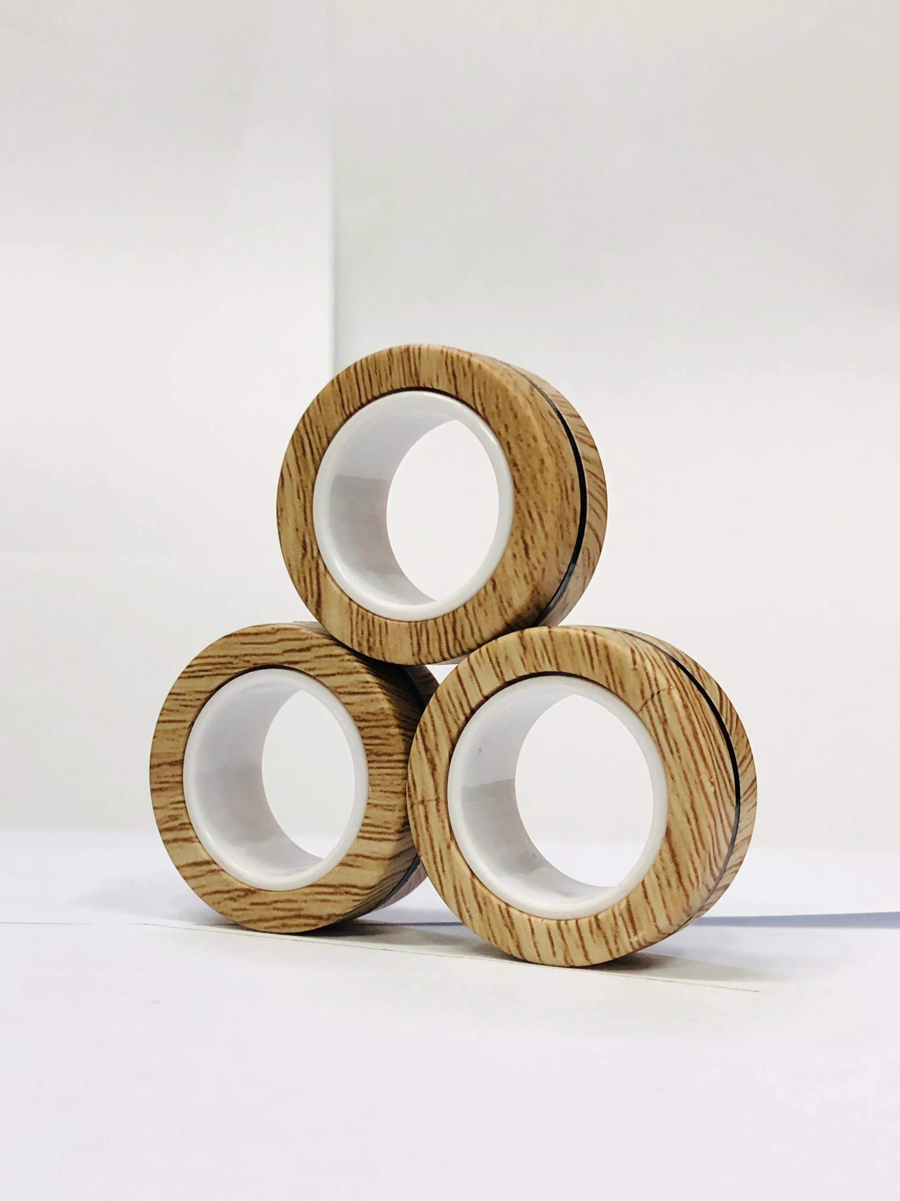Magnetic Fidget Rings Set 3Pcs Stress Relief Spinner - Image 29