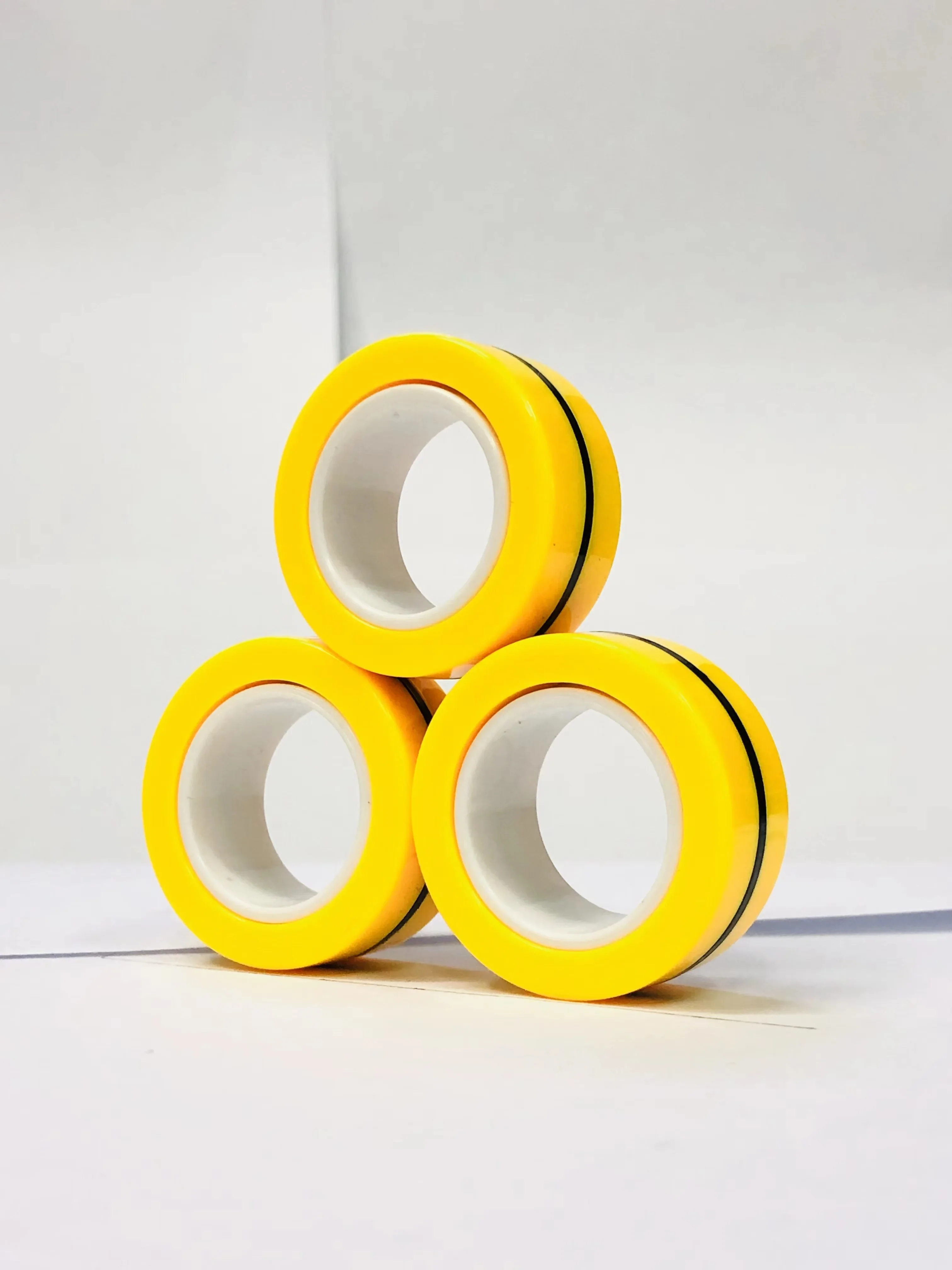 Magnetic Fidget Rings Set 3Pcs Stress Relief Spinner - Image 31