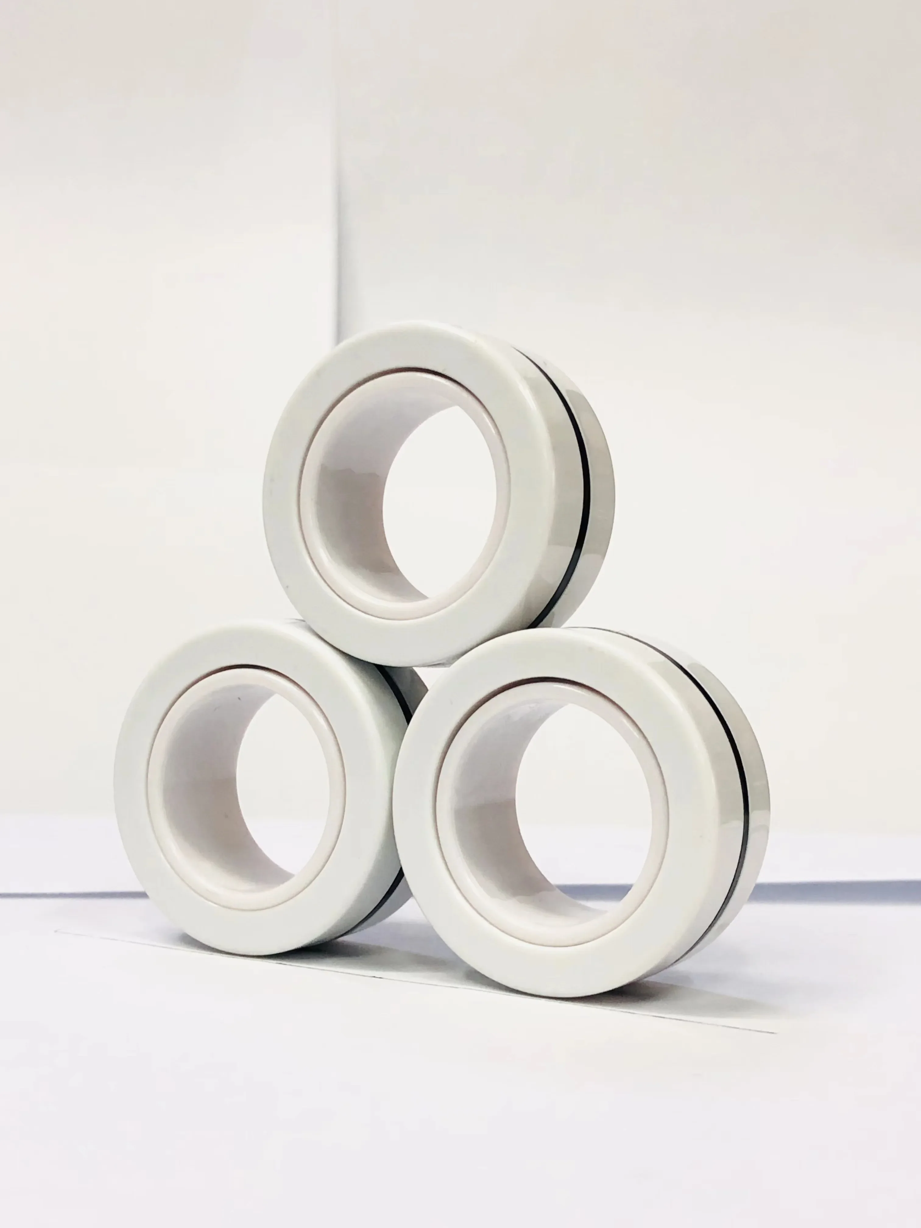 Magnetic Fidget Rings Set 3Pcs Stress Relief Spinner - Image 37