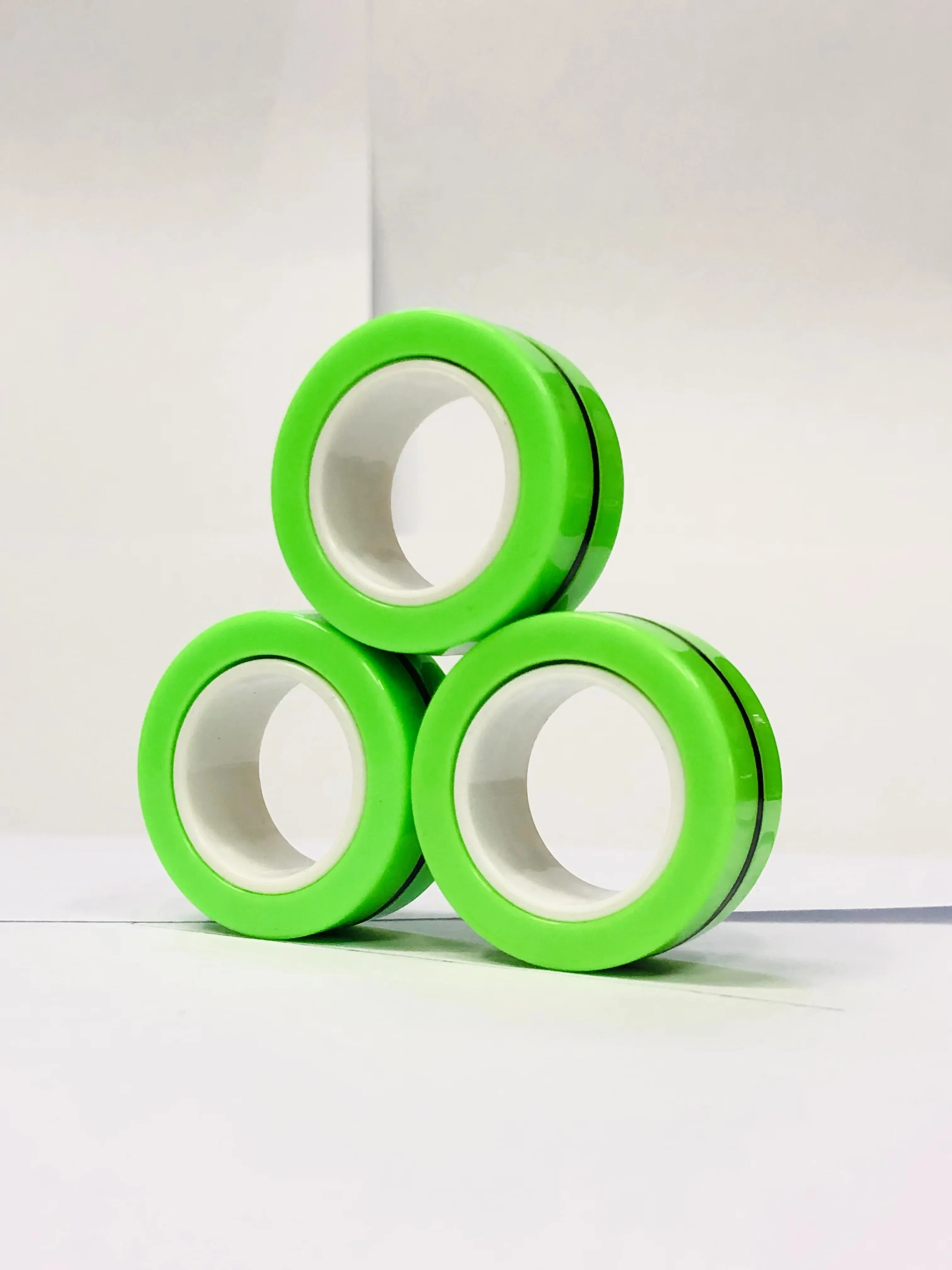 Magnetic Fidget Rings Set 3Pcs Stress Relief Spinner - Image 38